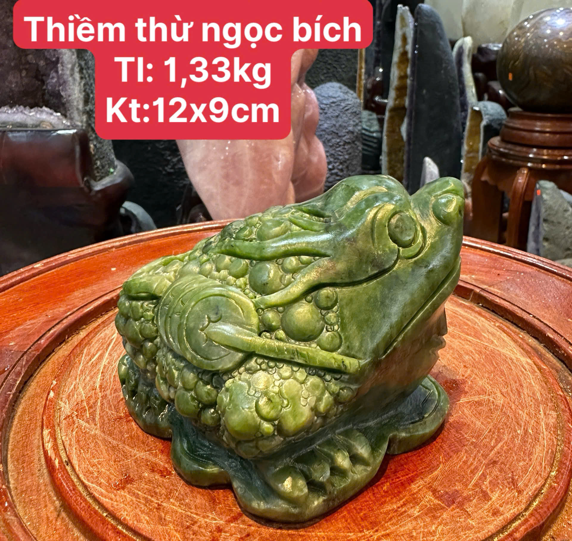 Thiềm Thừ ngọc bích – Linh vật ngậm tiền, giữ tài xài lộc và mang lại may mắn trọn vẹn