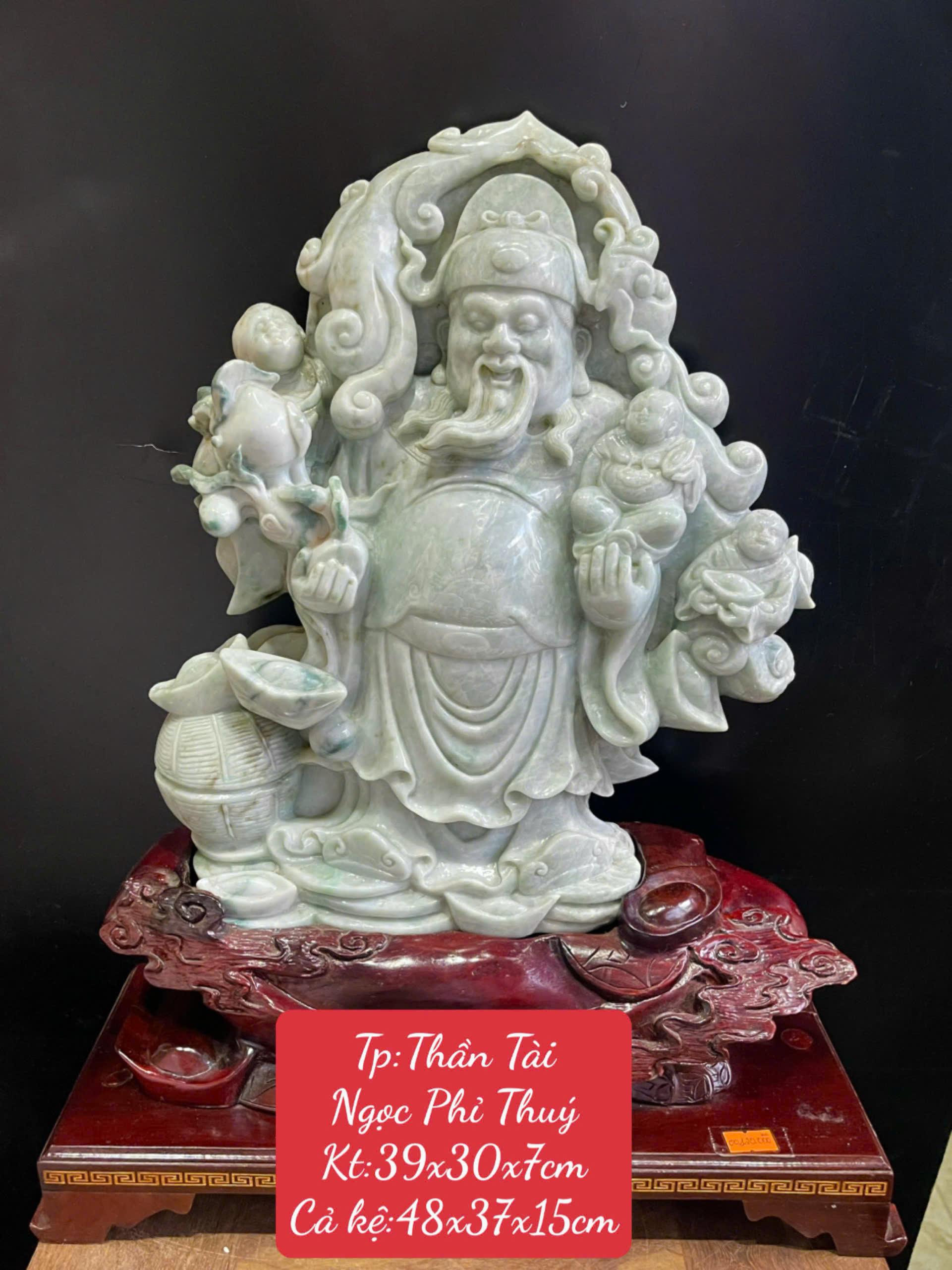 Thần Tài Ngọc Phỉ Thúy Tài Lộc Tấn Tới, Phú Quý Vững Bền