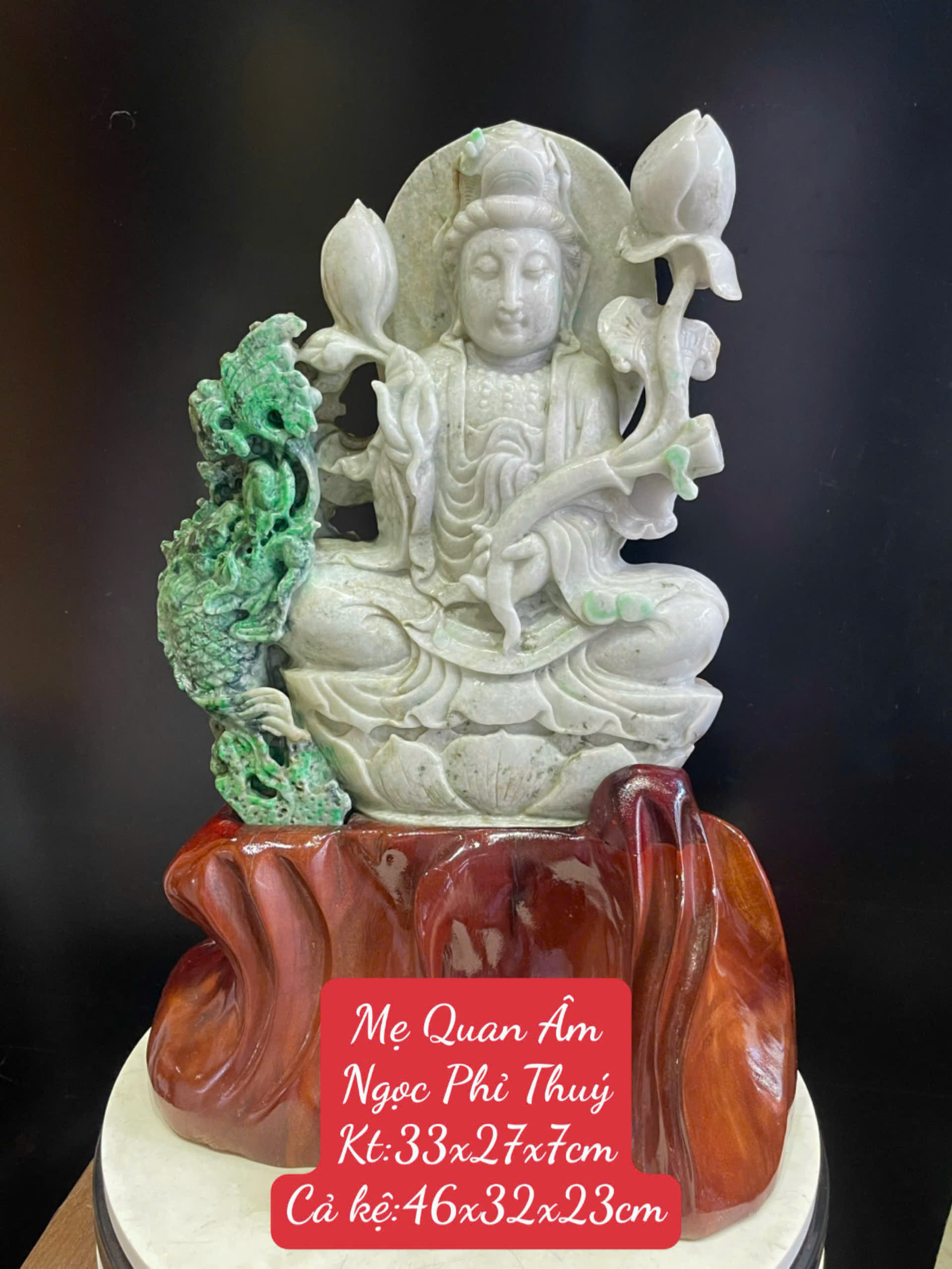 Tượng Mẹ Quan Âm Ngọc Phỉ Thúy Đại Từ Đại Bi, Gia Đạo Bình An