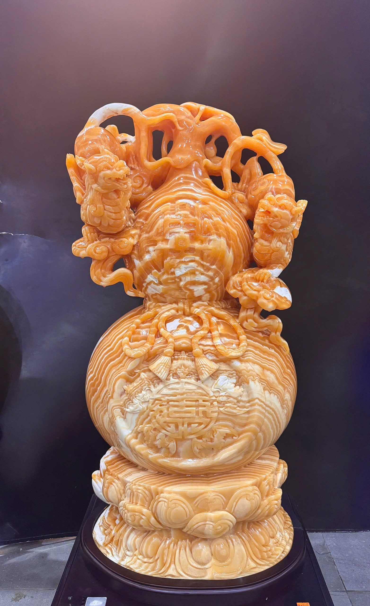 Hồ Lô Phú Quý Ngọc Hoàng Long Bảo Vật Kích Tài Tích Lộc, Hóa Giải Bệnh Tật Và Trường Thọ Bách Niên