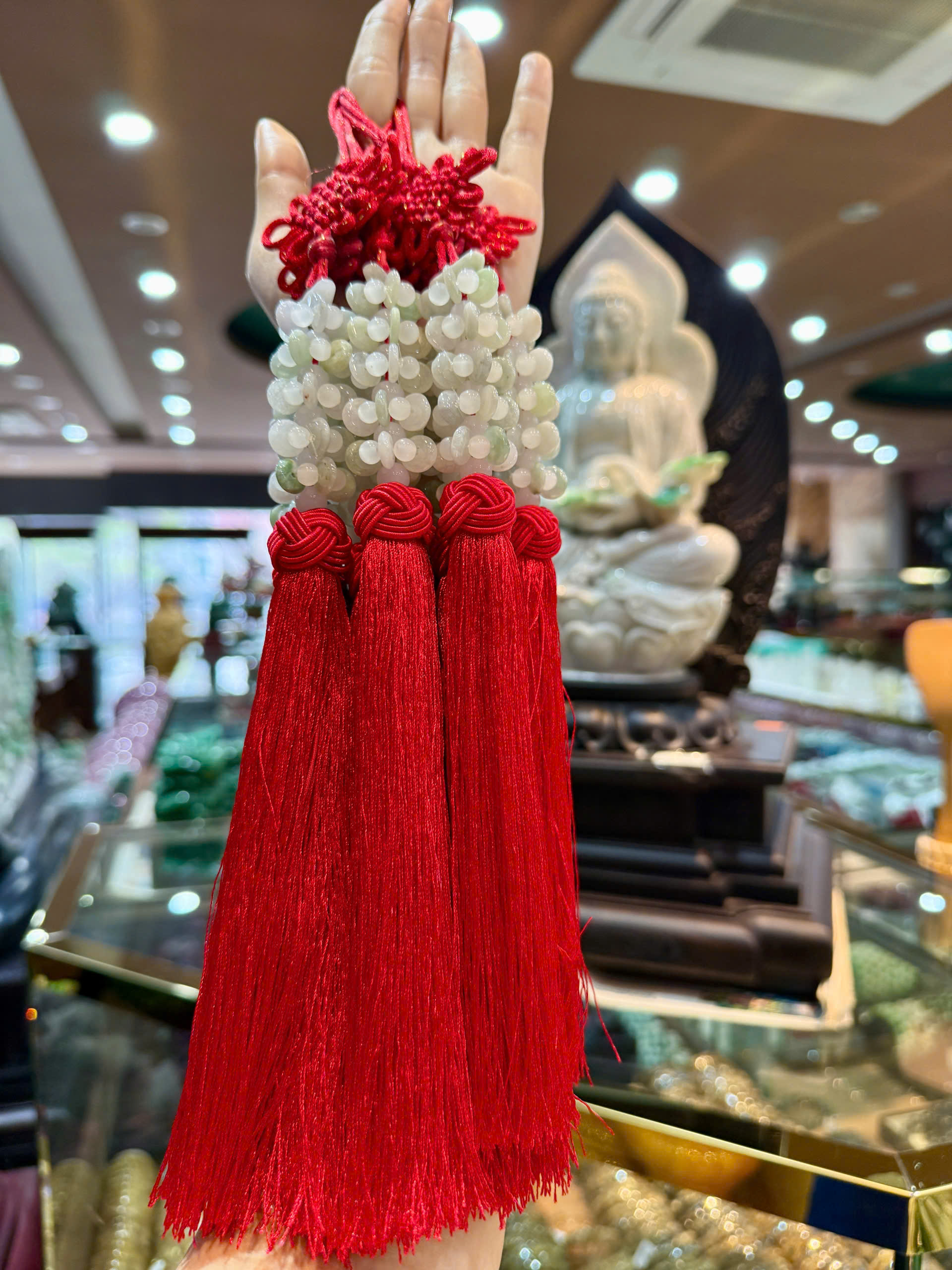 Khánh Treo Xe Ngọc Phỉ Thúy Tác Phẩm Hộ Thân Củng Cố Vượng Khí