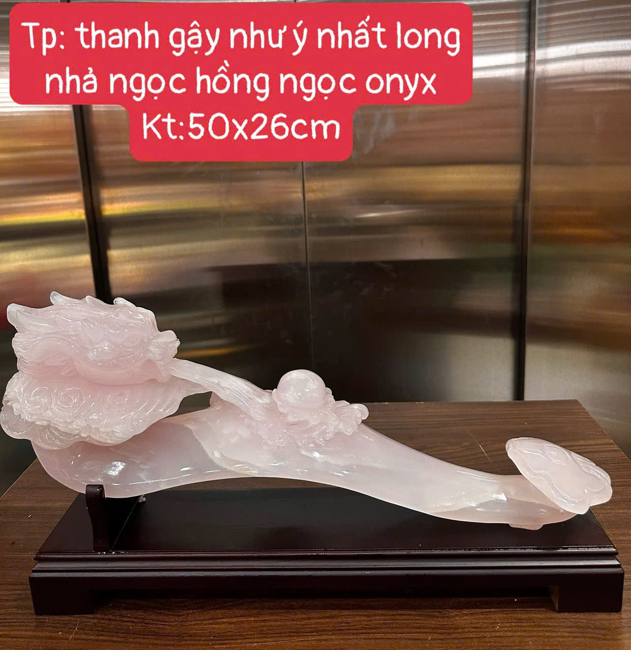 Gậy Như Ý Nhất Long Nhả Ngọc Uy Quyền Tối Cao, Chiêu Tài Tụ Lộc