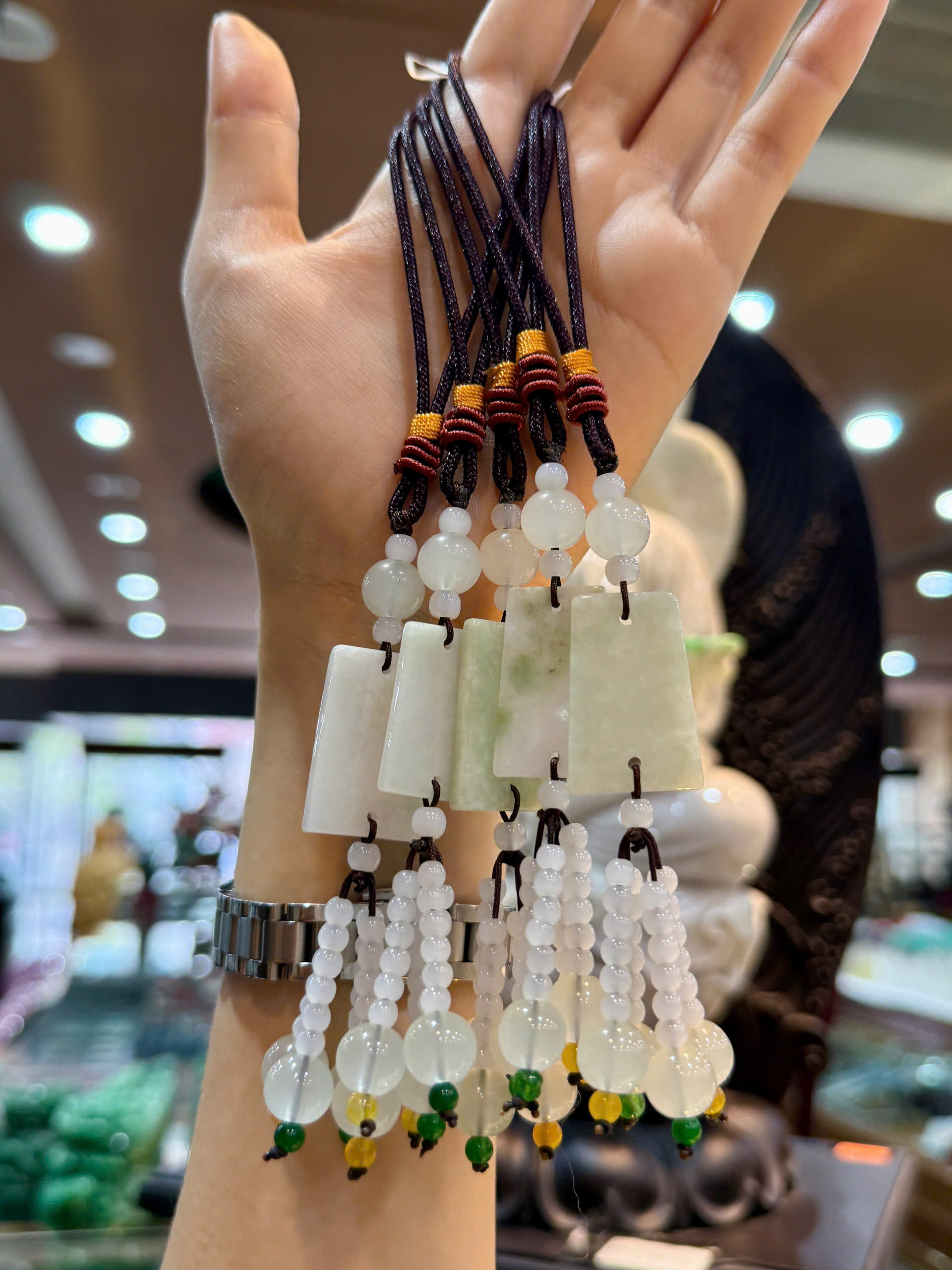 Khánh Treo Xe Ngọc Phỉ Thúy Tác Phẩm Hộ Thân, Điều Hòa Trường Khí