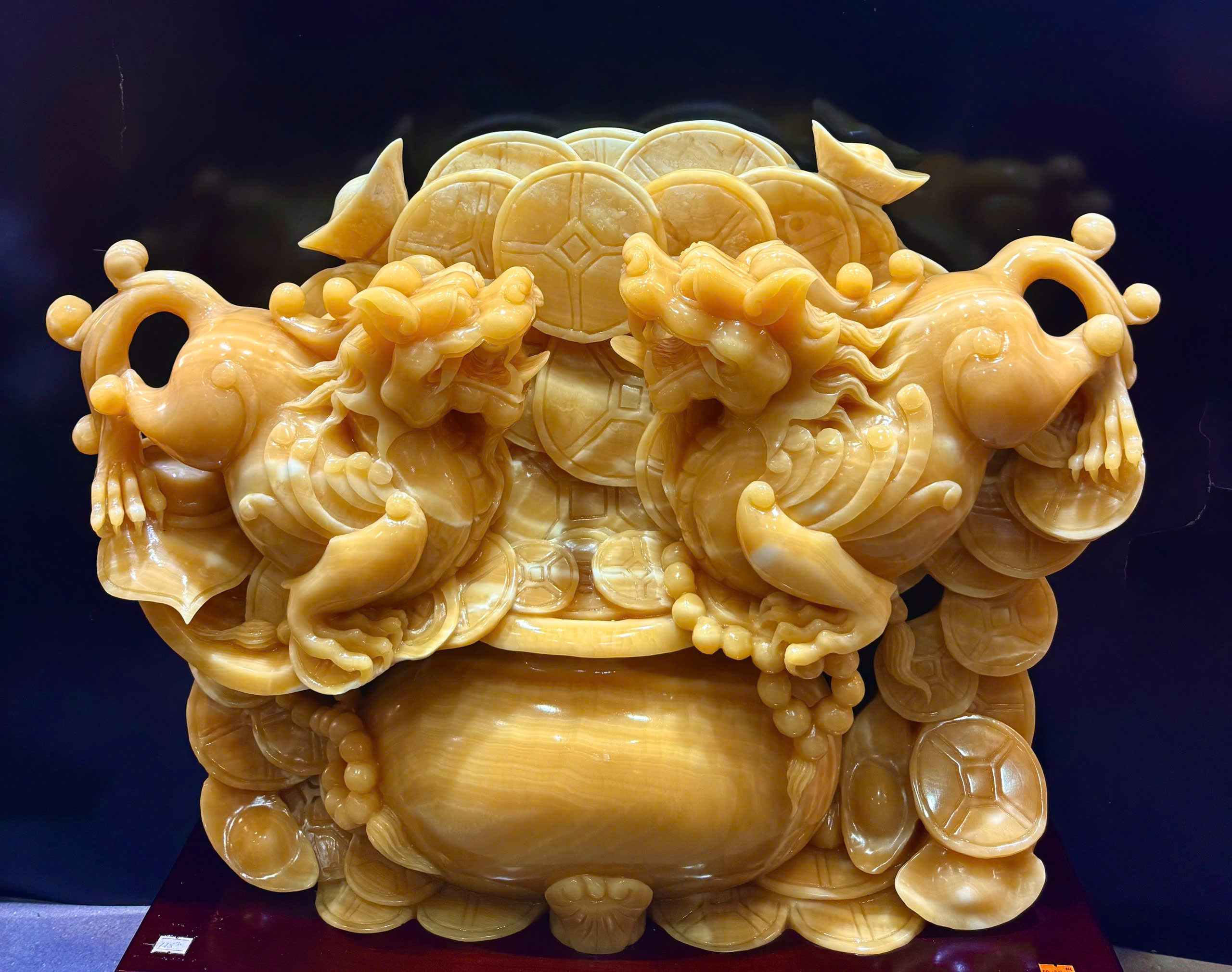 Cặp Tỳ Hưu Tài Lộc Ngọc Hoàng Long Tuyệt Tác Đại Trạch Chiêu Tài Nạp Phúc, Trấn Trạch Hóa Sát Tối Cao