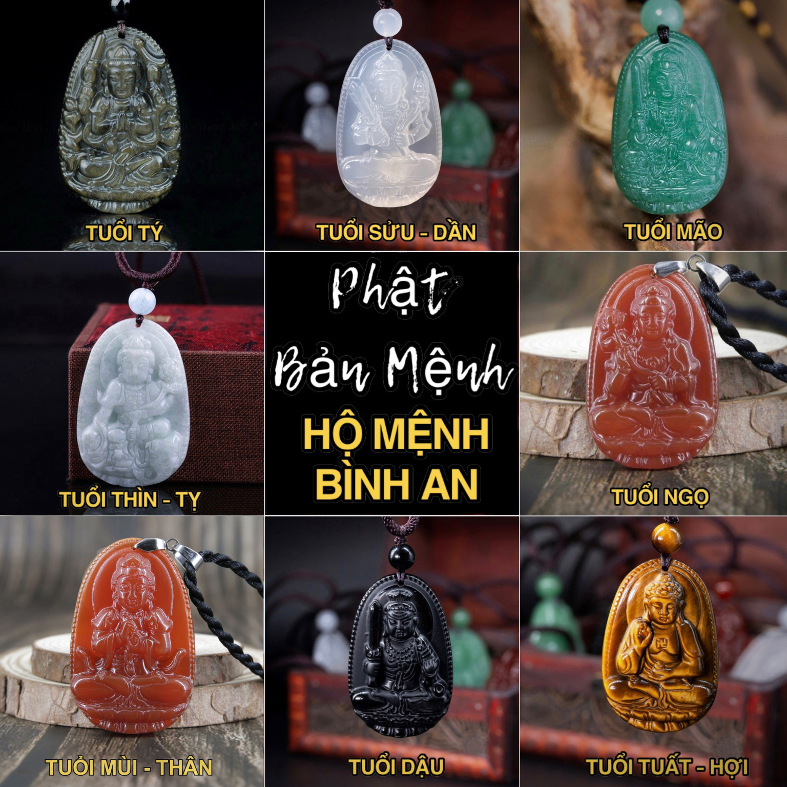 Mặt phật bản mệnh tuổi Ngọ - Đại Thế Chí Bồ Tát