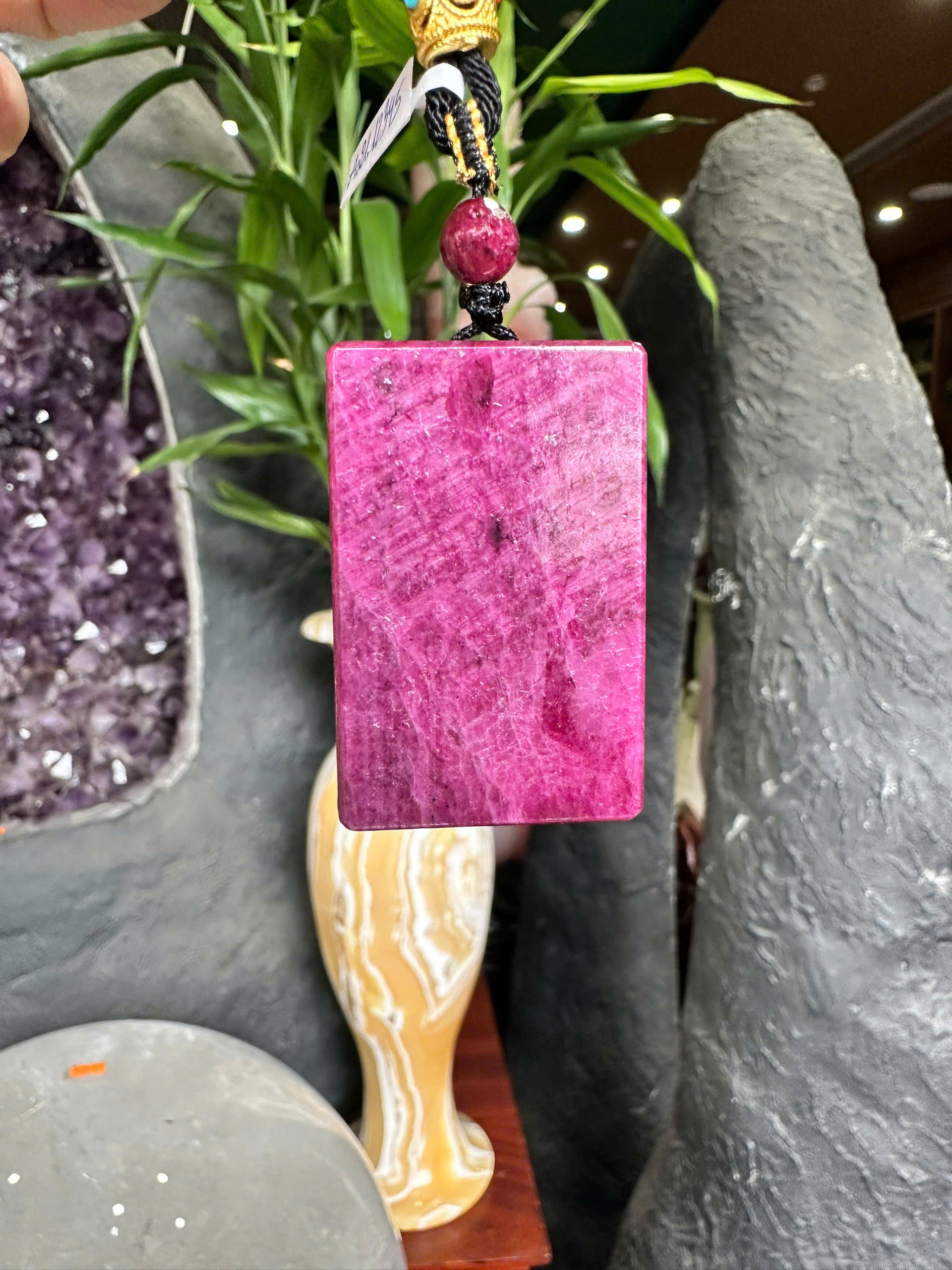 Mặt Dây Vô Sự Bài Ngọc Ruby Quyền Lực Vương Giả, Vạn Sự Bình An