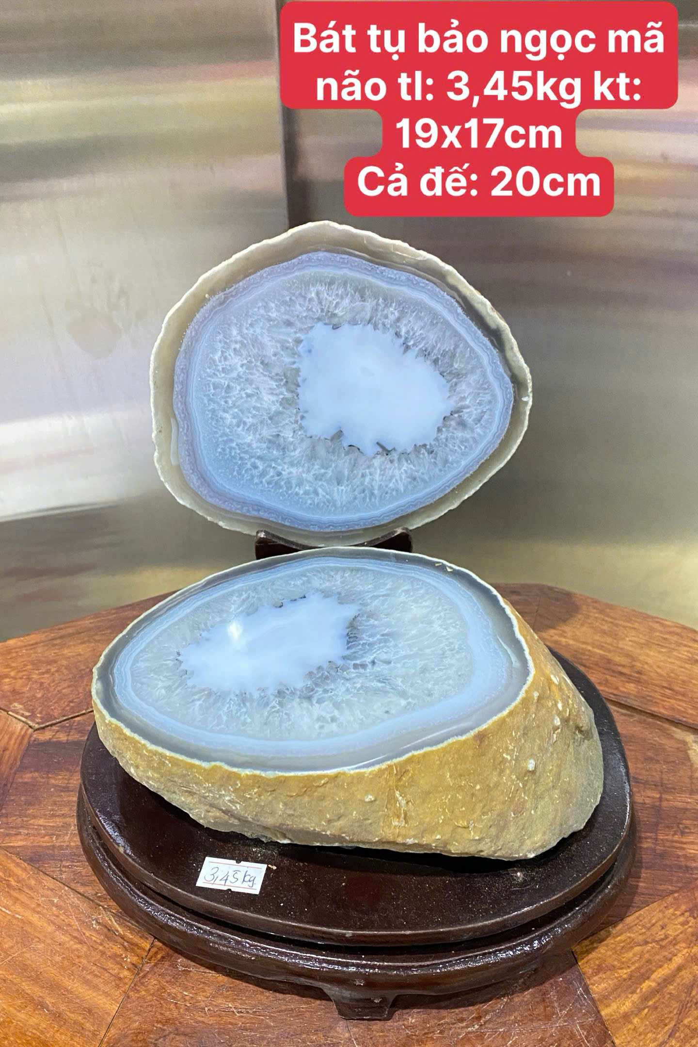 Bát Tụ Bảo Ngọc Mã Não Thu Cung Tụ Khí An Gia Trấn Trạch&nbsp;