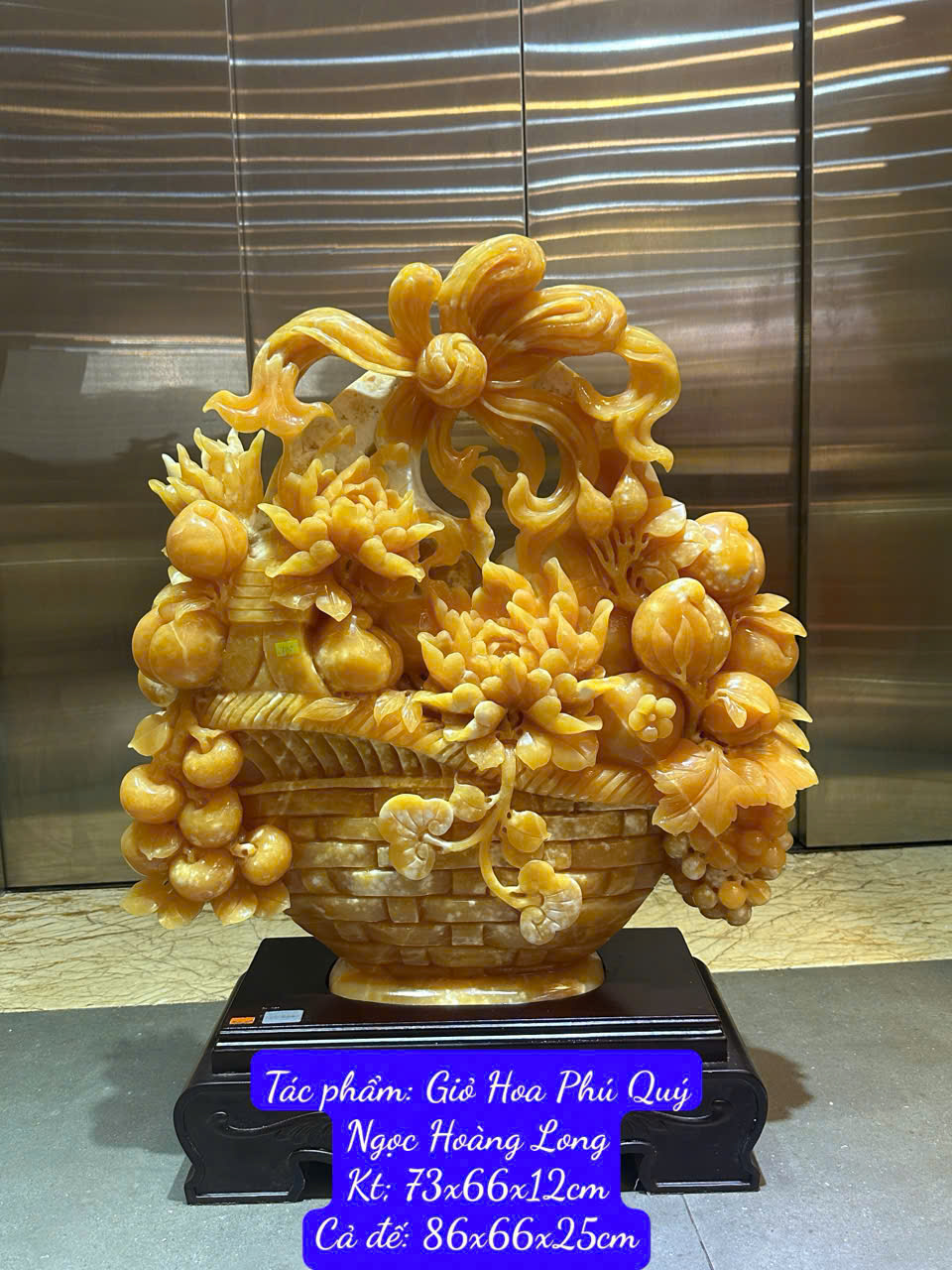 Giỏ Hoa Phú Quý Ngọc Hoàng Long - Đỉnh Cao Không Gian