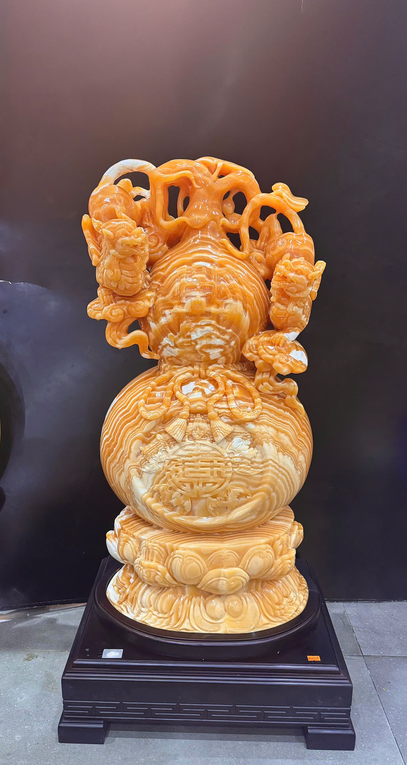 Hồ Lô Phú Quý Ngọc Hoàng Long Bảo Vật Kích Tài Tích Lộc, Hóa Giải Bệnh Tật Và Trường Thọ Bách Niên