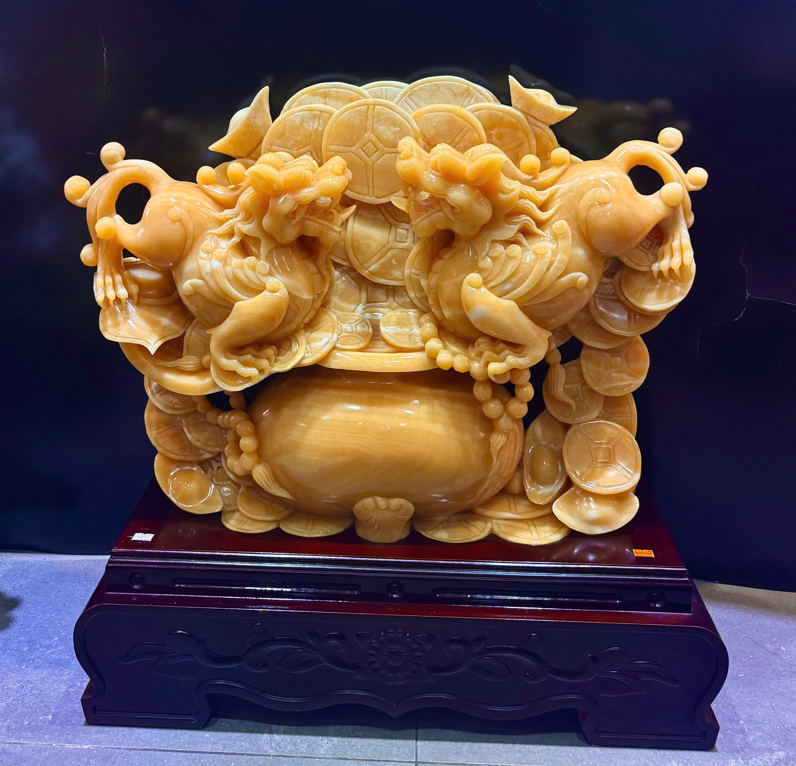 Cặp Tỳ Hưu Tài Lộc Ngọc Hoàng Long Tuyệt Tác Đại Trạch Chiêu Tài Nạp Phúc, Trấn Trạch Hóa Sát Tối Cao
