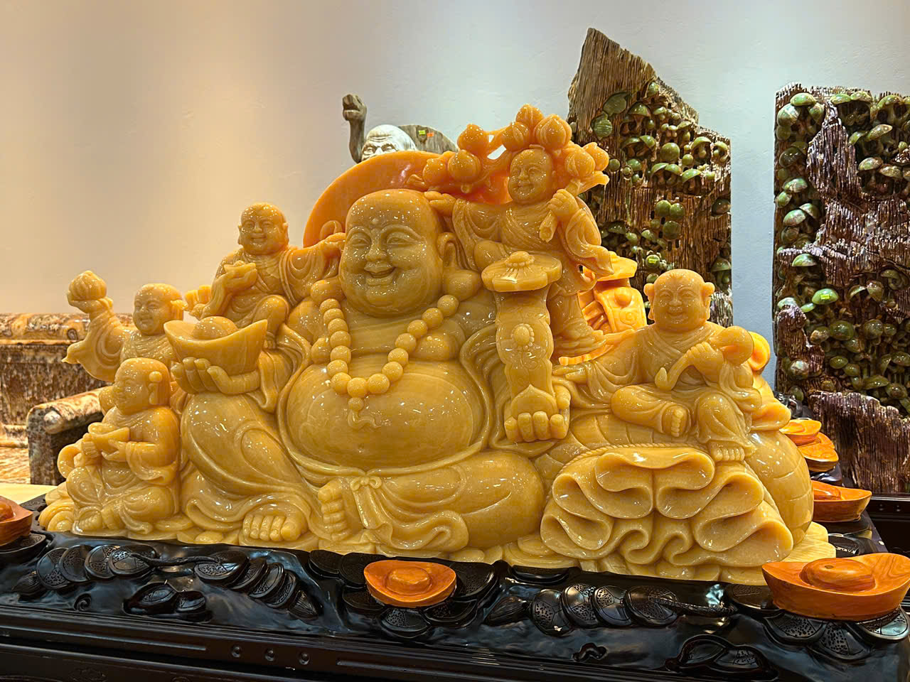 Thần Tài Di Lặc Ngũ Phúc Ngọc Hoàng Long - Tài Lộc Bình An Cho Gia Đạo