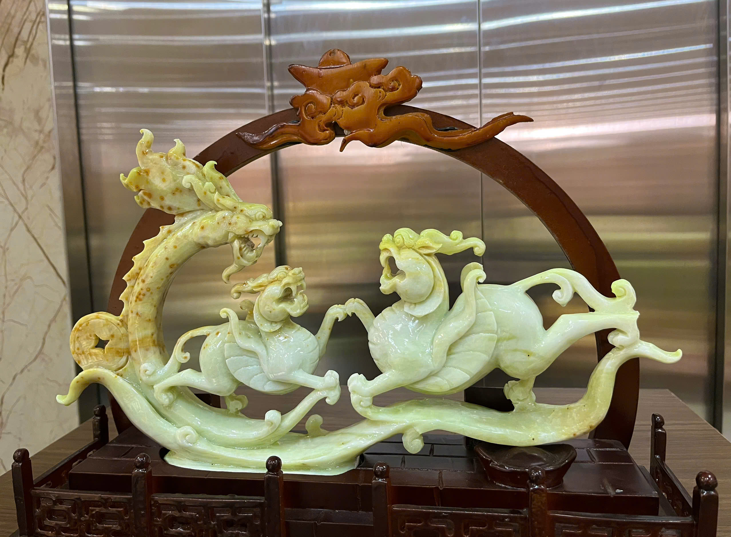 Cặp Tỳ Hưu Ngọc Serpentine – Tuyệt tác chiêu tài giữ của, trấn trạch trừ tà
