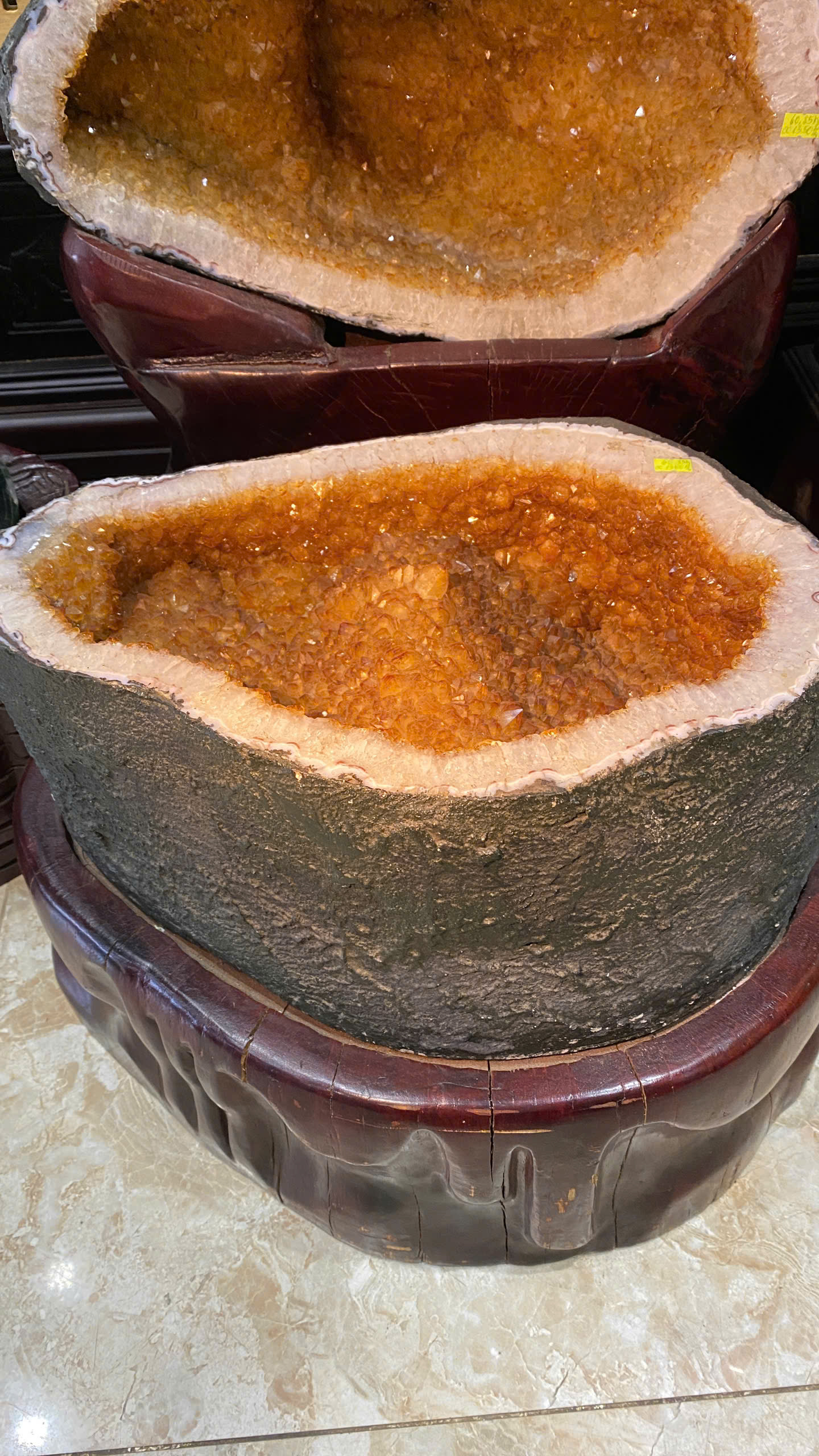 Bát Tụ Bảo Mầm Thạch Anh Vàng Vương Giả Bảo Vật Tụ Khí Thu Tài