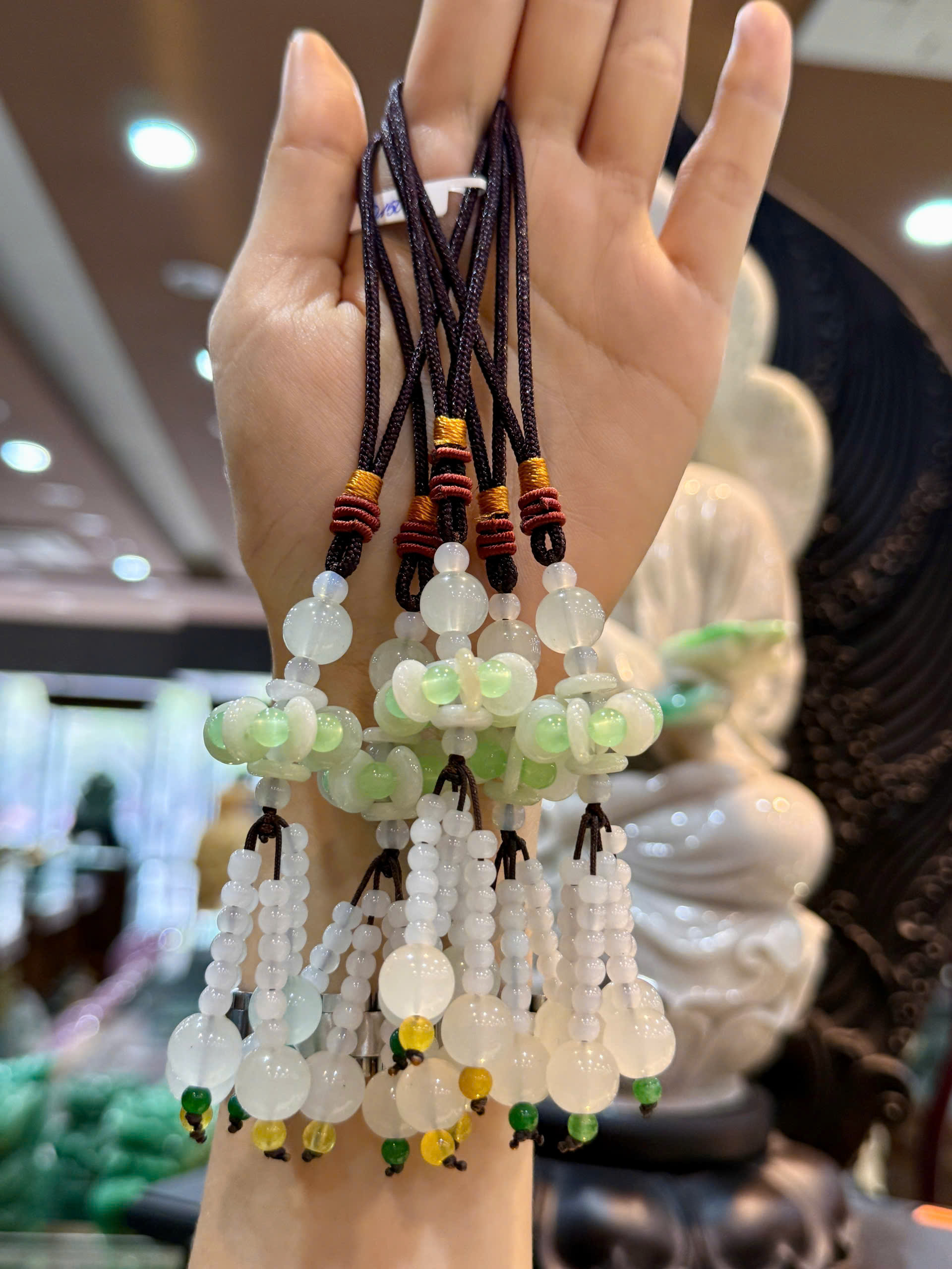 Khánh Treo Xe Ngọc Phỉ Thúy Tác Phẩm Hộ Thân, Điều Hòa Trường Khí