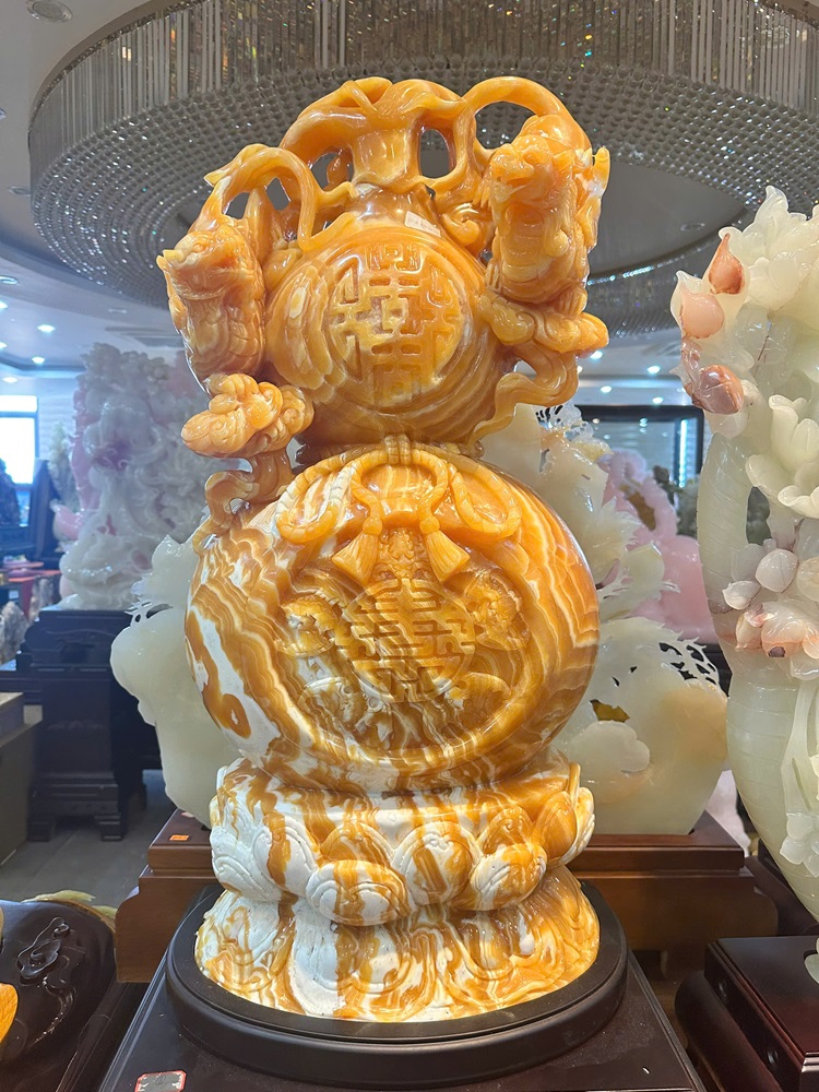 Hồ Lô Phúc Lộc Ngọc Hoàng Long – Vượng Khí Sinh Tài