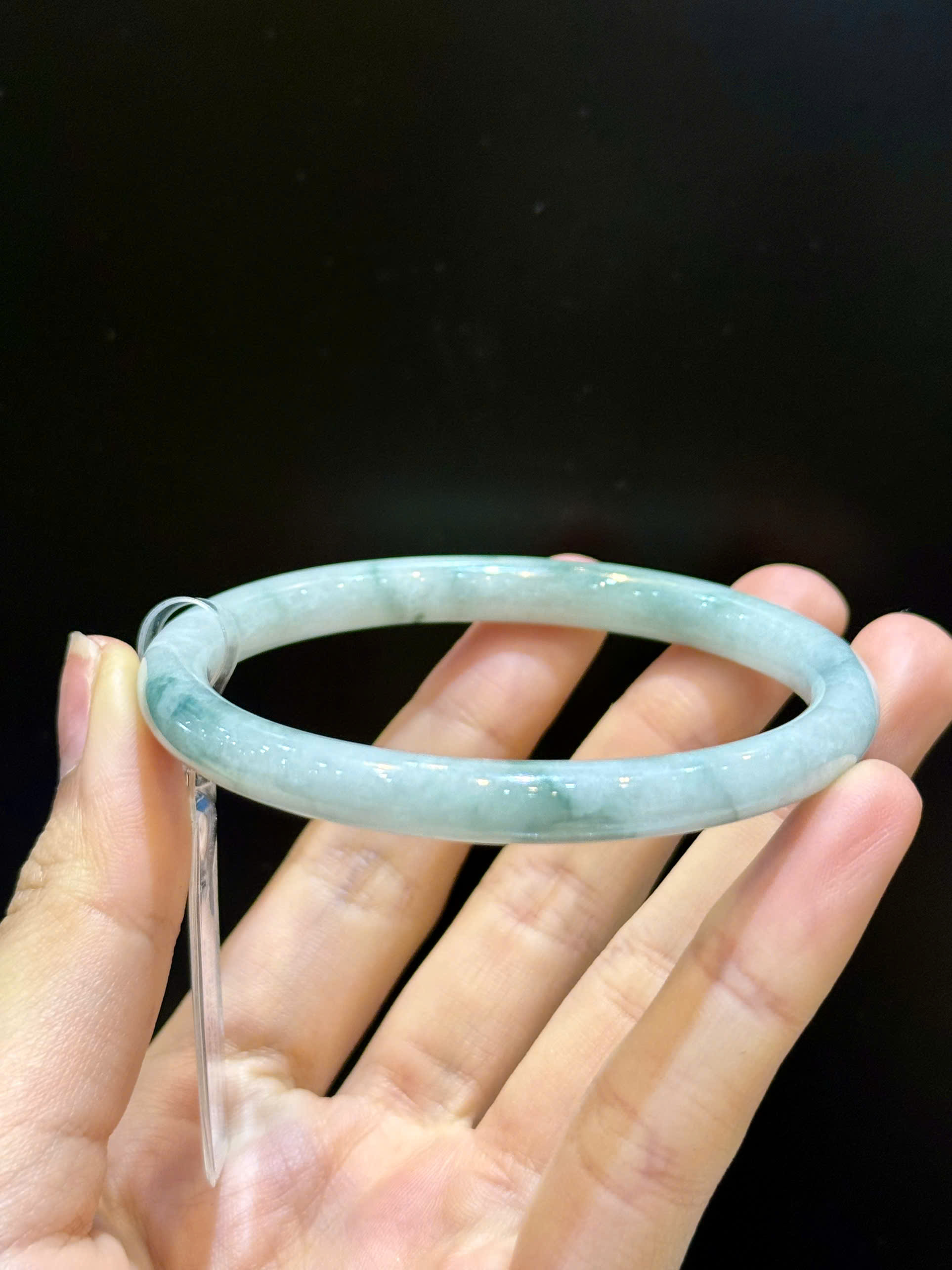 Vòng Liền Bản Đũa Ngọc Phỉ Thúy Thanh Nhã Kiêu Sa, Vạn Sự Vẹn Tròn