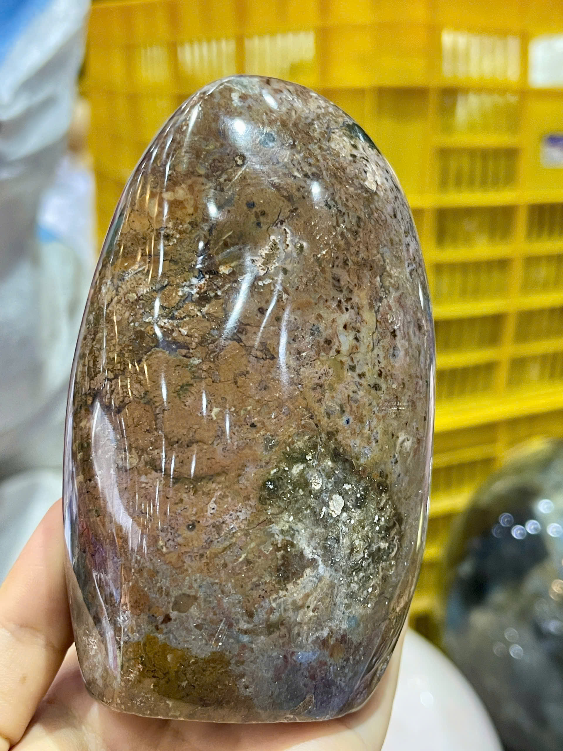 Núi Cảnh Ngọc Mã Não Tự Nhiên Tuyệt Tác Trấn Trạch Tụ Khí