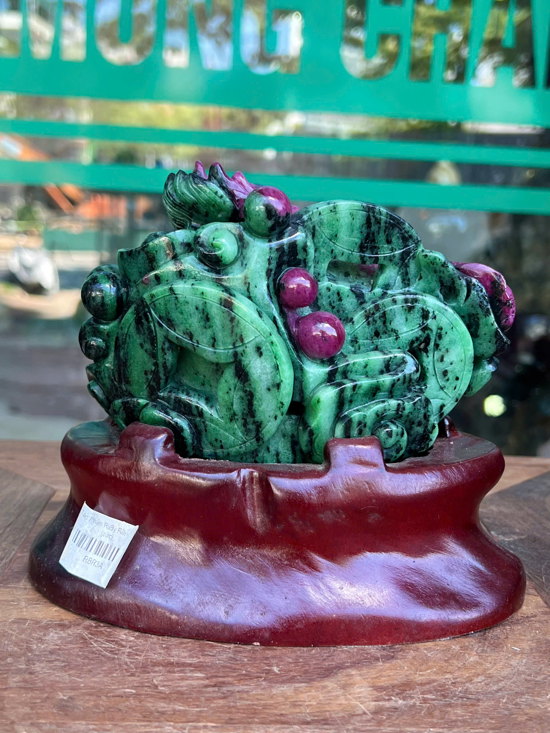 Thần Long Hộ Chủ Hồng Ngọc Ruby Tự Nhiên – Kiệt tác đại chiêu tài lộc, trấn trạch trừ tà