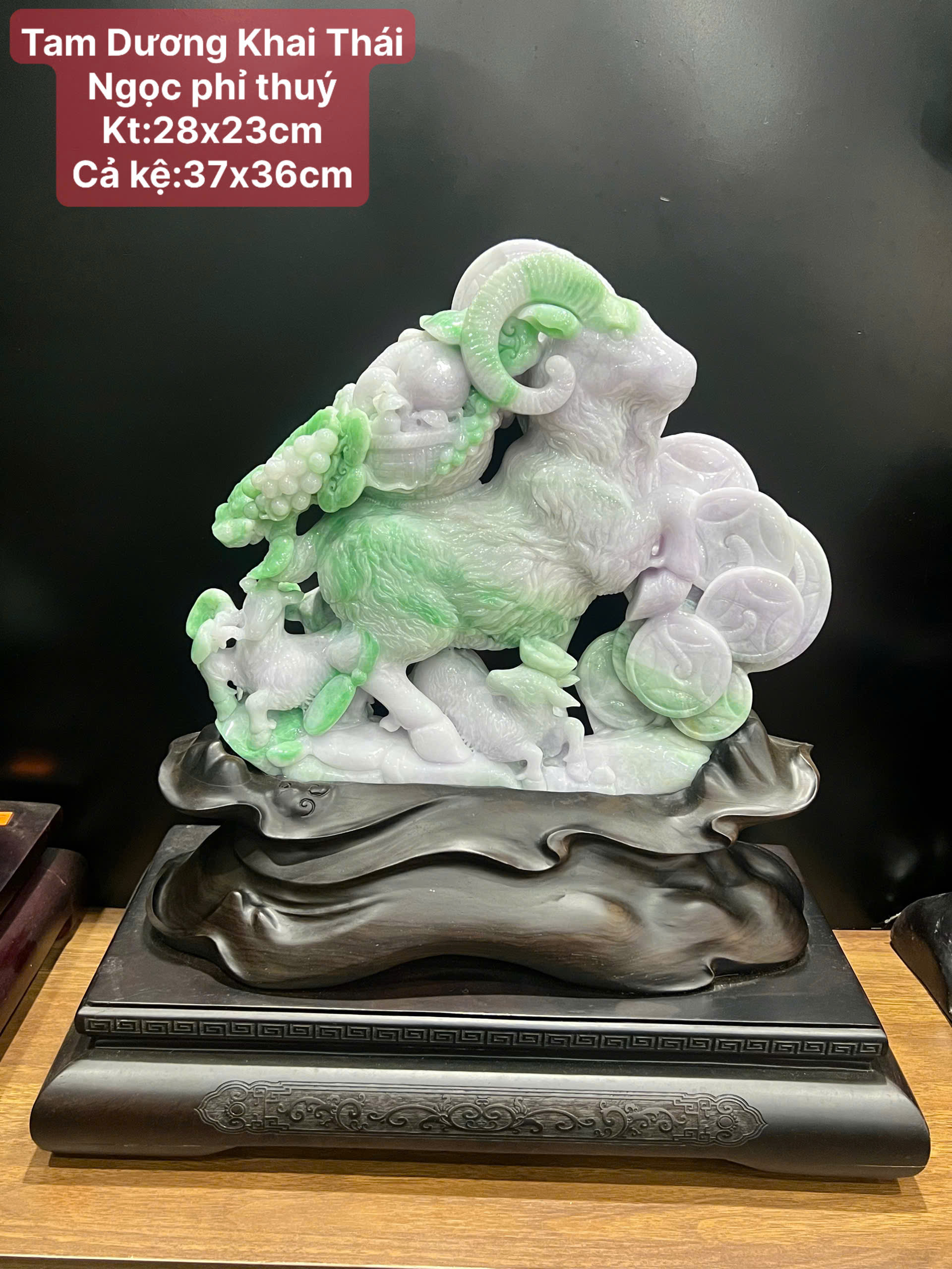 Tam Dương Khai Thái Ngọc Phỉ Thuý - Quà Tặng Cao Cấp