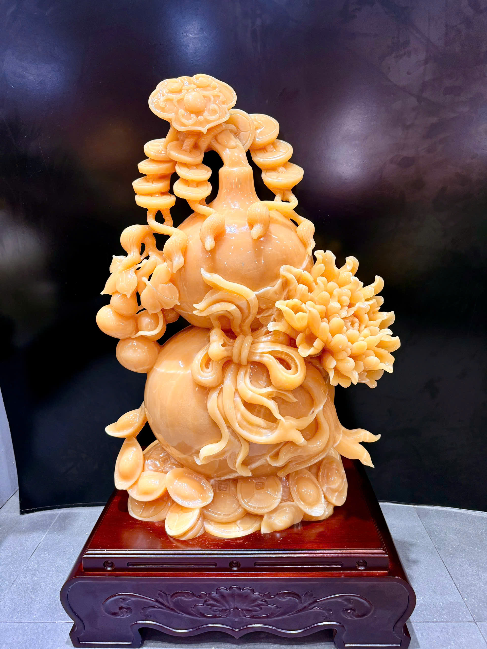 Hồ Lô Tài Lộc Ngọc Hoàng Long Thu Hút Cát Khí, Tụ Bảo Trường Tồn