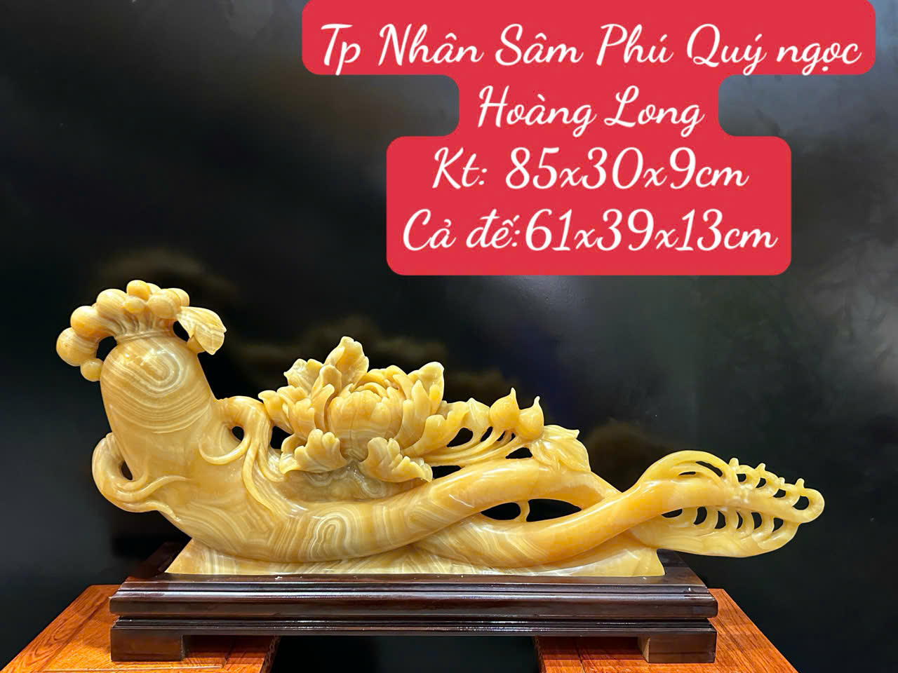 Nhân Sâm Phú Quý Ngọc Hoàng Long Trường Thọ Bách Niên, Vượng Khí Sinh Tài