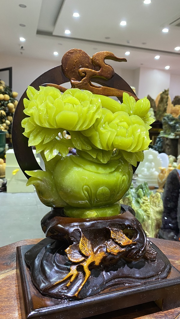 Ấm Trà Hoa Phú Quý Ngọc Sepentine