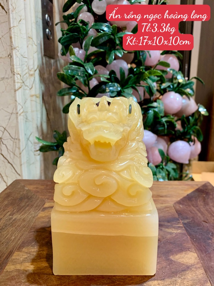 Ấn Rồng Ngọc Hoàng Long 17x10x10cm