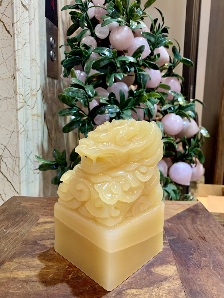 Ấn Rồng Ngọc Hoàng Long 17x10x10cm