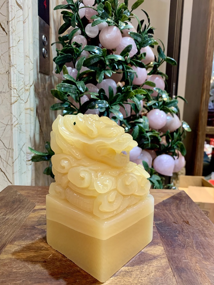 Ấn Rồng Ngọc Hoàng Long 17x10x10cm