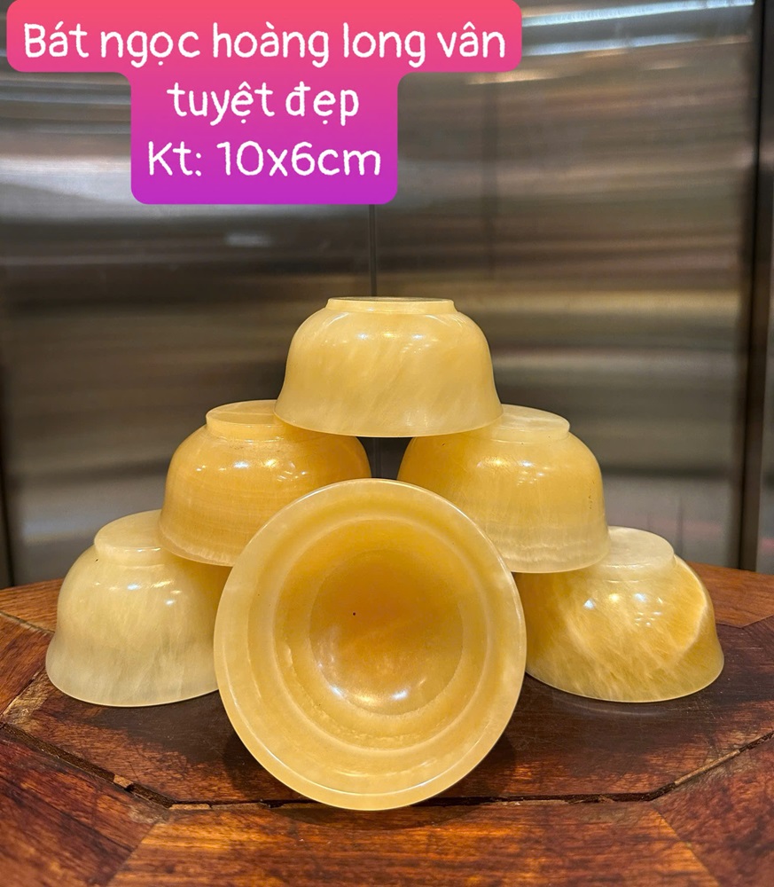 Bát ngọc hoàng long vân tuyệt đẹp 10cm