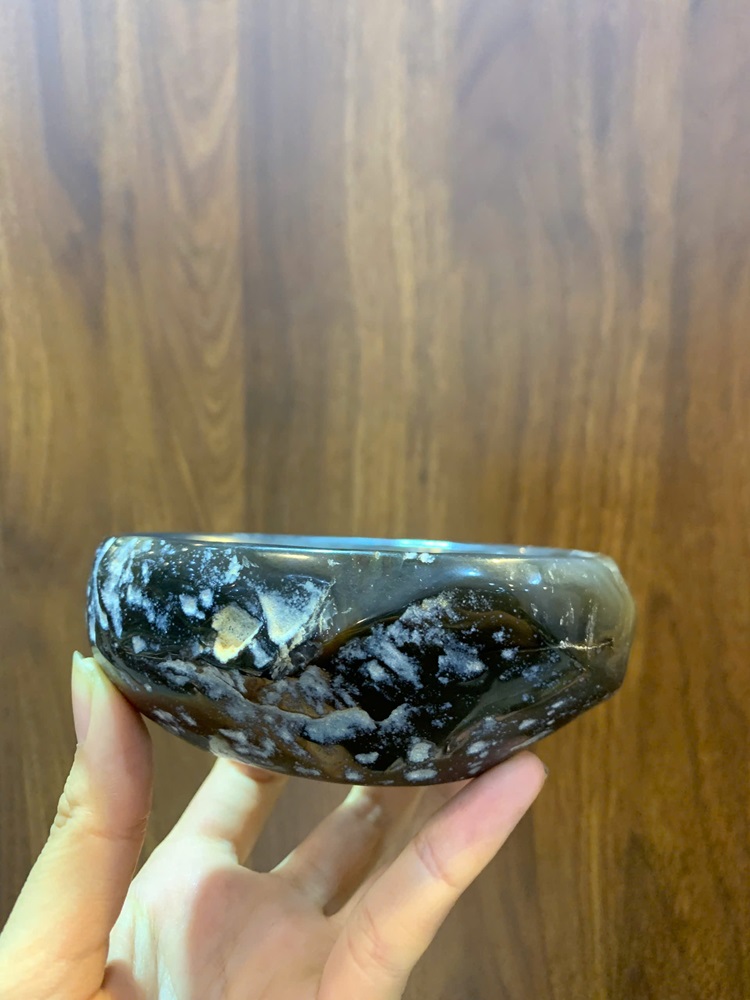 Bát ngọc mã não 10cm