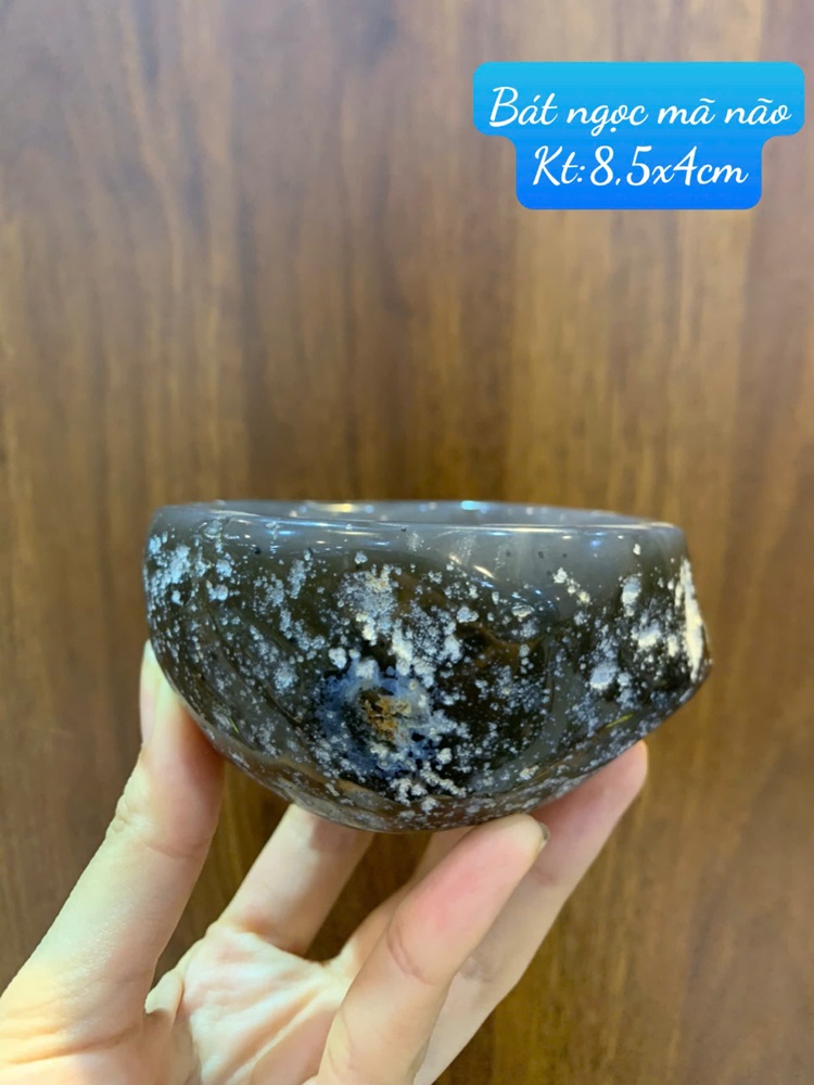 Bát ngọc mã não 8.5cm