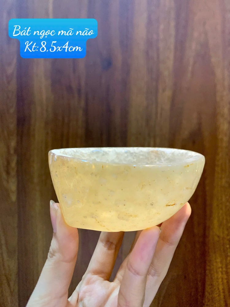 Bát ngọc mã não 8.5cm