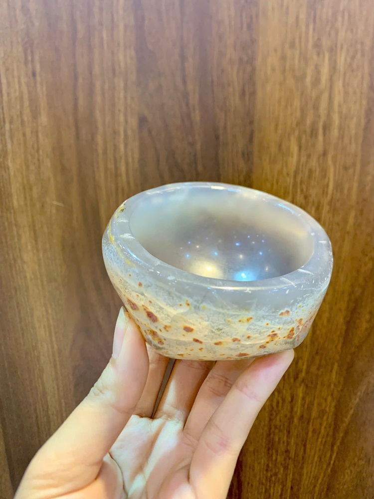 Bát ngọc mã não 8cm