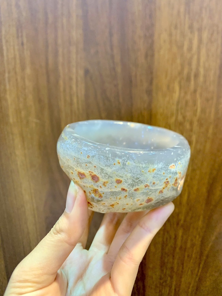 Bát ngọc mã não 8cm