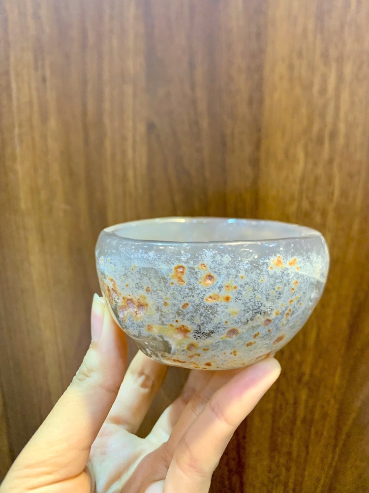 Bát ngọc mã não 8cm