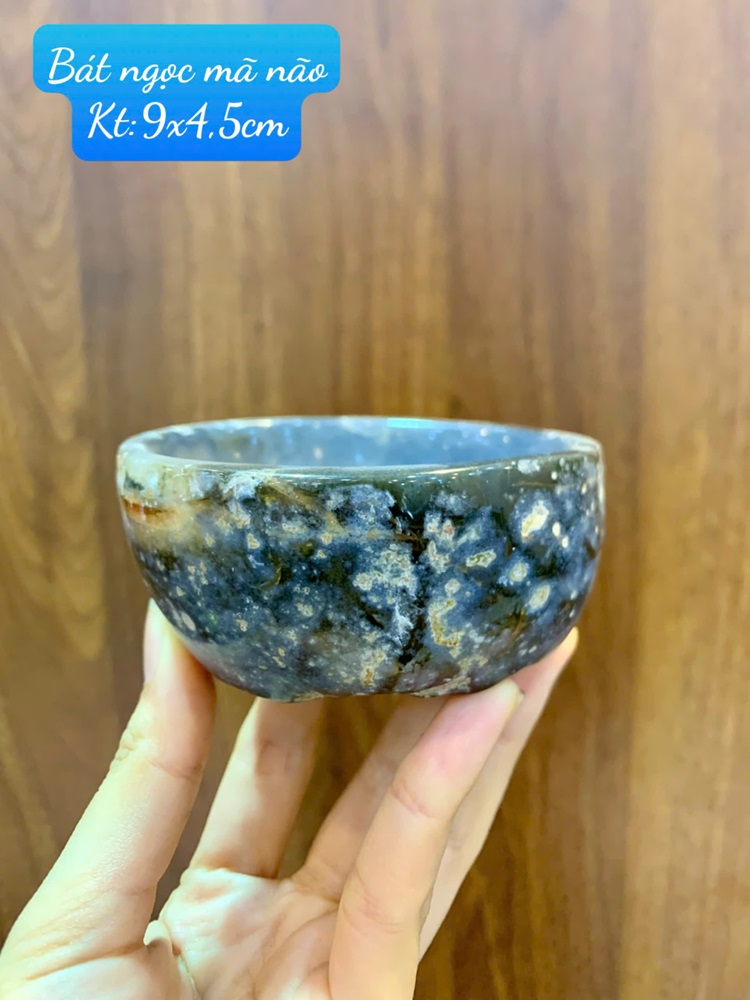 Bát ngọc mã não 9cm