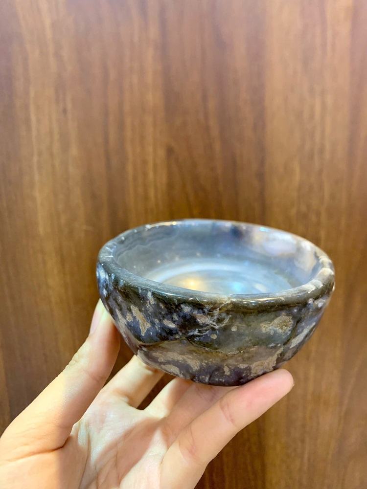 Bát ngọc mã não 9cm