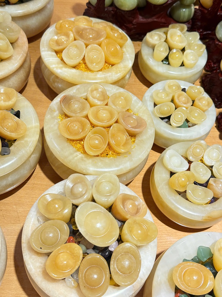 Bát tụ bảo ngọc hoàng long 16cm