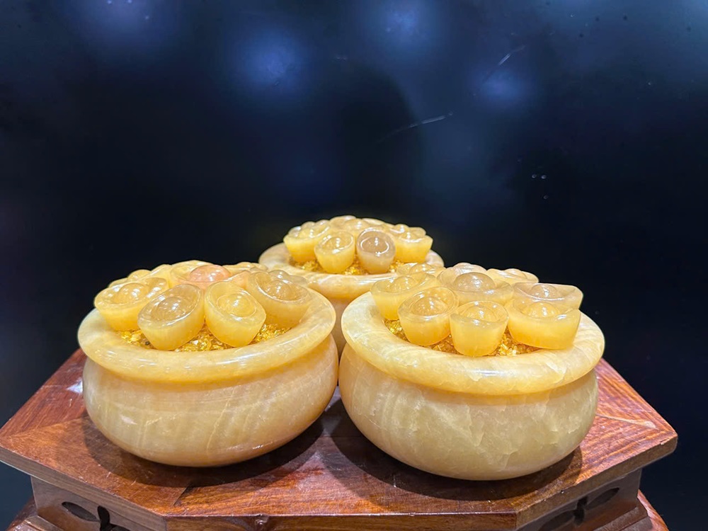 Bát tụ bảo Ngọc Hoàng Long 16cm