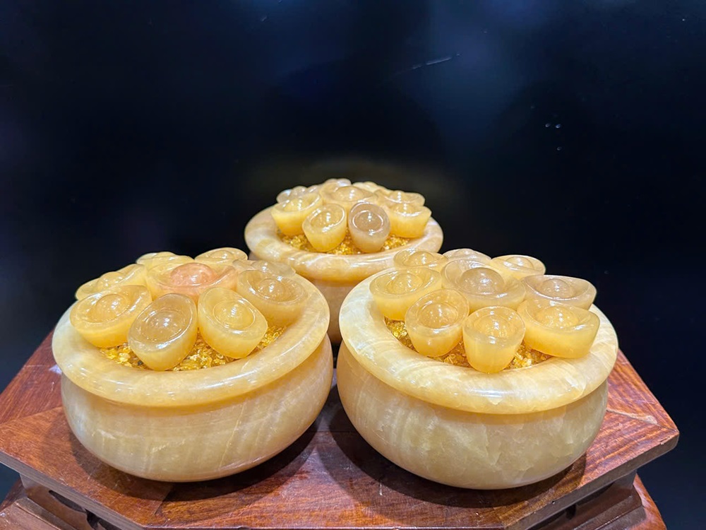 Bát tụ bảo Ngọc Hoàng Long 16cm