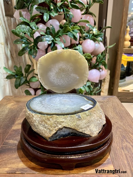 Bát tụ bảo ngọc mã não 1.45kg