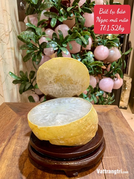 Bát tụ bảo ngọc mã não 1.52kg