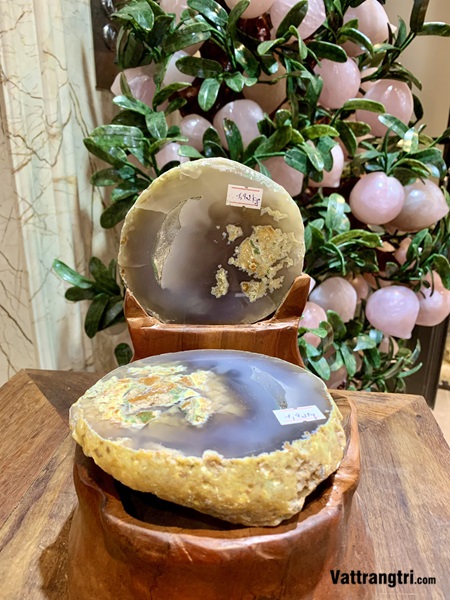 Bát tụ bảo Ngọc mã não 1.42kg