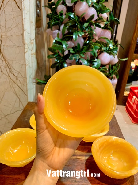 Bát vàng ngọc Hoàng Long 12cm