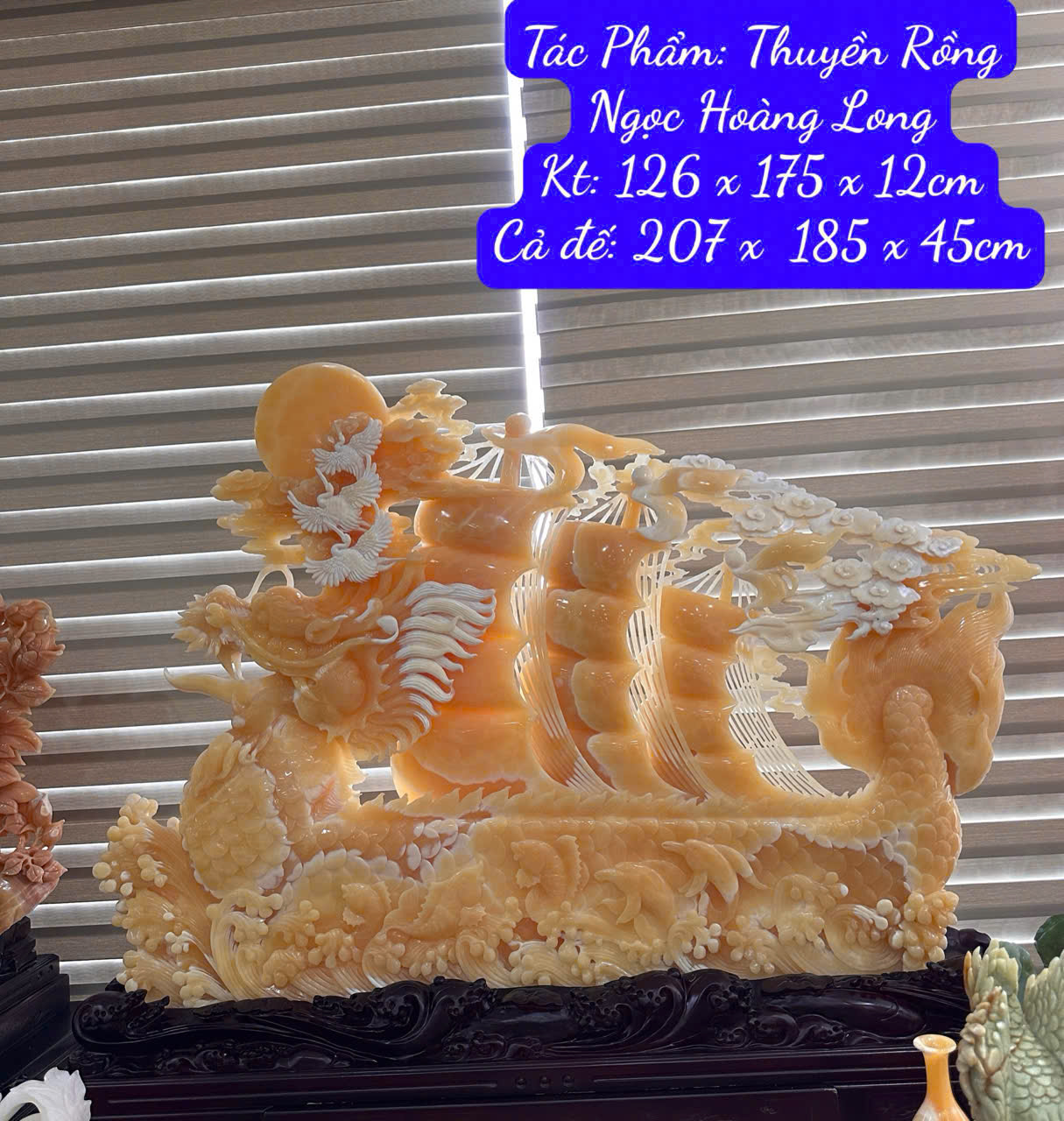 Thuyền Rồng Ngọc Hoàng Long - Trang Trí Đại Sảnh