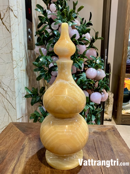 Bình hồ lô tài lộc Ngọc Hoàng Long 30cm