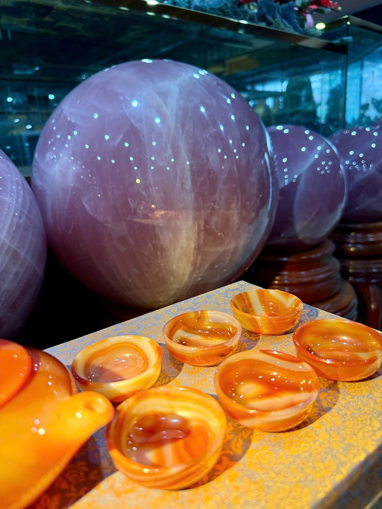 Bộ Ấm Chén Ngọc Mã Não Đỏ