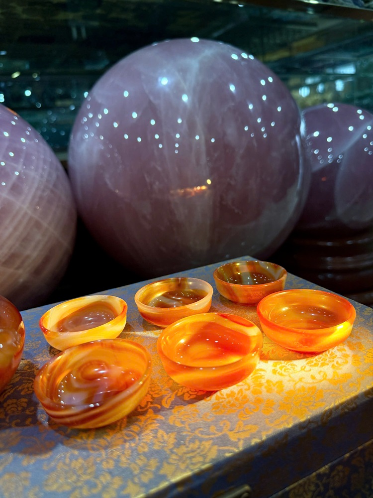 Bộ Ấm Chén Ngọc Mã Não Đỏ