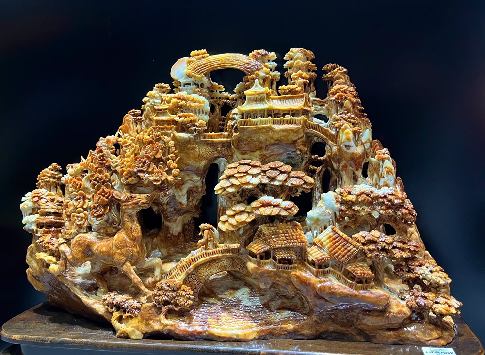 Tiên Cảnh Bồng Lai Ngọc Serpentine (Có Giấy kiểm đinh)